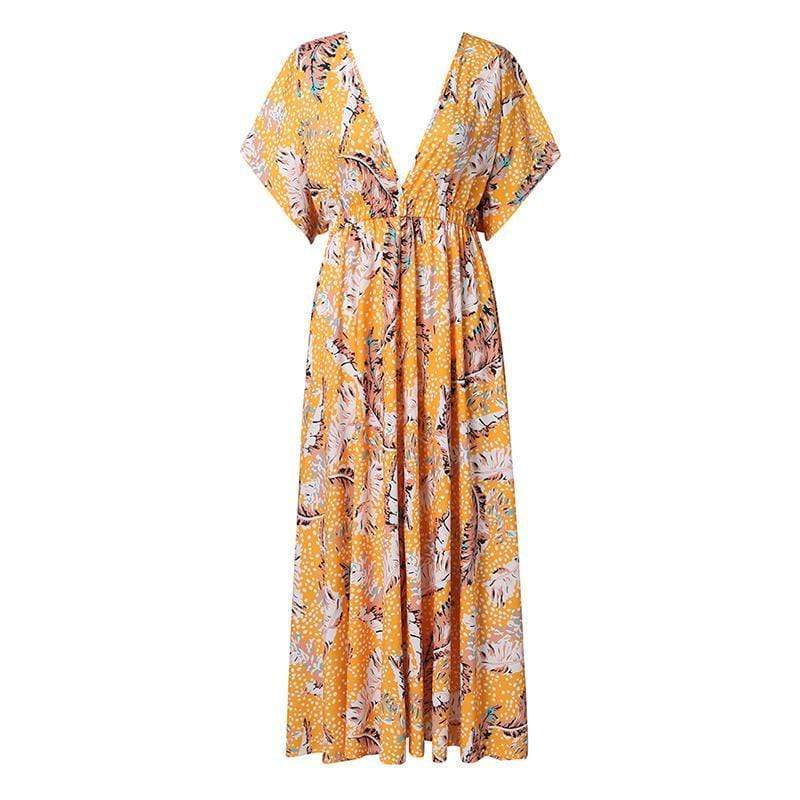 Meadow Boho Floral Maxi Dress – Buddhatrends