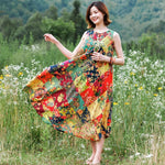 Patchwork Colourful Cotton Hippie Dress