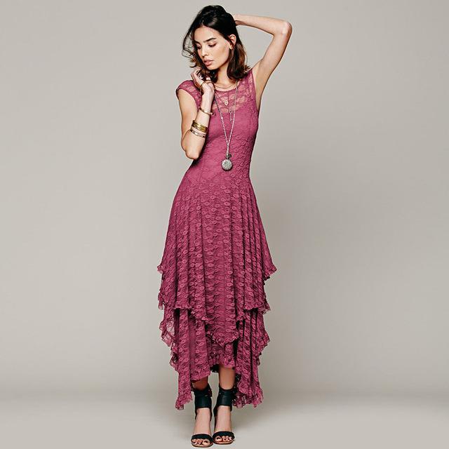 Layered Irregular Lace Bohemian Dresses – Buddhatrends