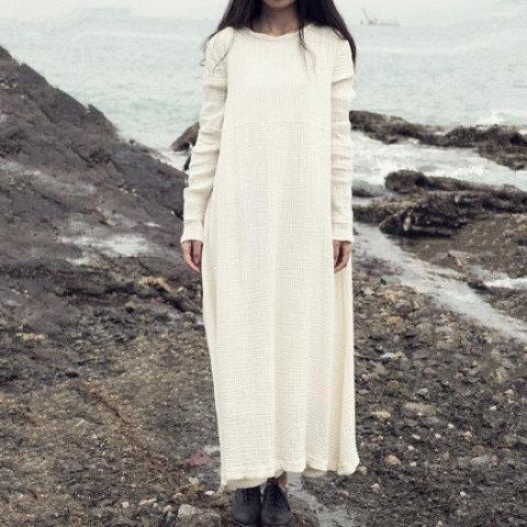 Anaya Cotton Linen Dresses | Zen