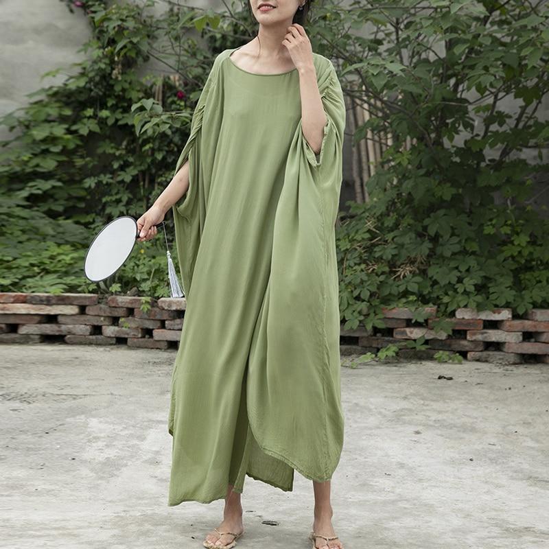 cambioprcaribe Dress Zen Casual Cotton Robe | Lotus