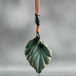 cambioprcaribe Green Leaf Necklace