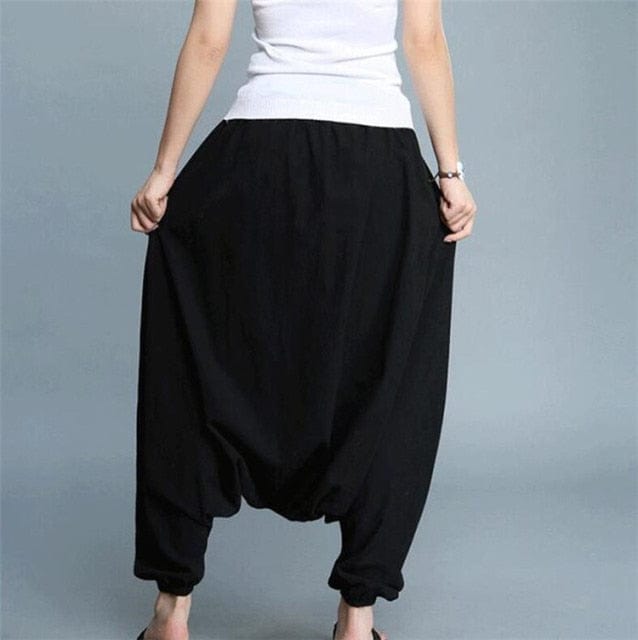 cambioprcaribe Harem Pants black / 6XL Plus Size Cotton Harem Pants