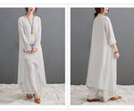 cambioprcaribe Harem Pants Evania Asymmetrical Shirt With Palazzo Pants | Zen