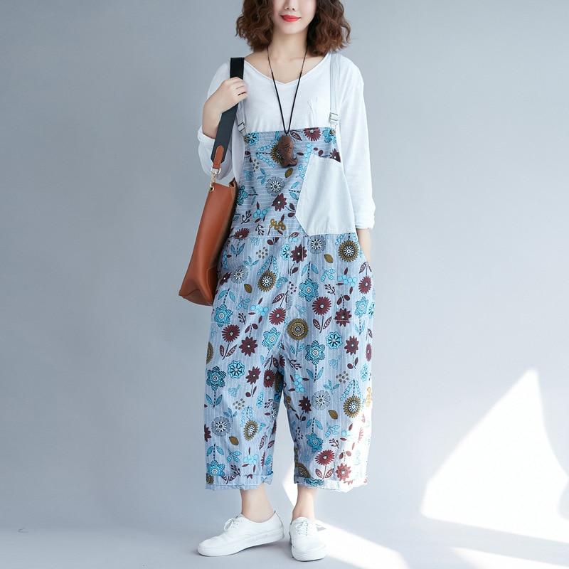 cambioprcaribe Hippie Dippie Floral Patchwork Overall