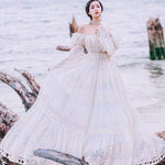 Off Shoulder Bohemian Wedding Dress | Mandala