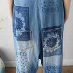 cambioprcaribe One Size / Blue Mandala Denim Overall