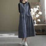 cambioprcaribe overall dress Blue / L Anita Vintage Overall Dress