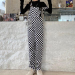 cambioprcaribe Plaid Overalls Black And White Check Vintage Overall