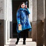 Shades Of Blue Oversized Coat