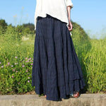 cambioprcaribe Skirts deep blue / One Size Peaceful Heart Maxi Skirt