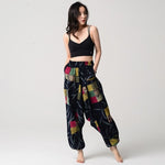 Colorblock Harem Pants