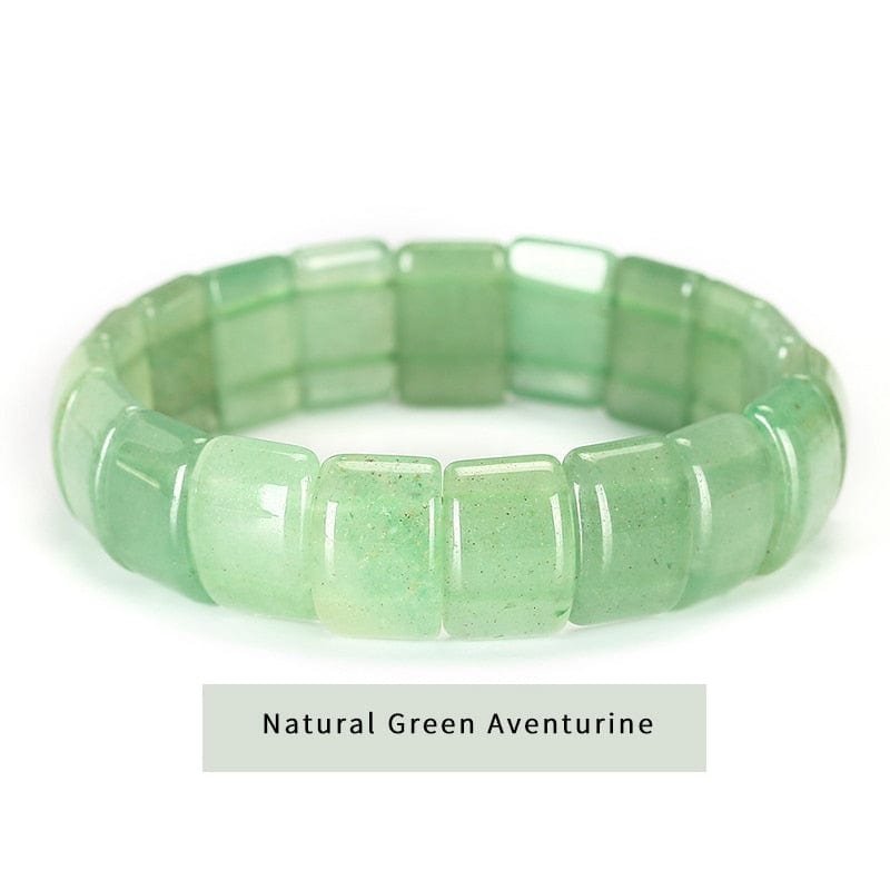 cambioprcaribe 0 Green Aventurine Bangle Natural StoneHealing Bracelets