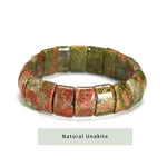 cambioprcaribe 0 Unakite Bangle Natural StoneHealing Bracelets