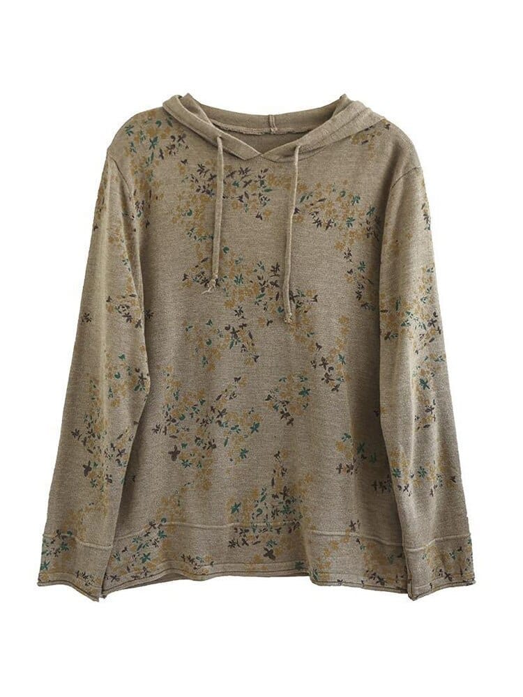 cambioprcaribe Aranza Floral Hooded Pullover