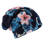 cambioprcaribe Beanie Hats Aloha Floral Beanie Hat