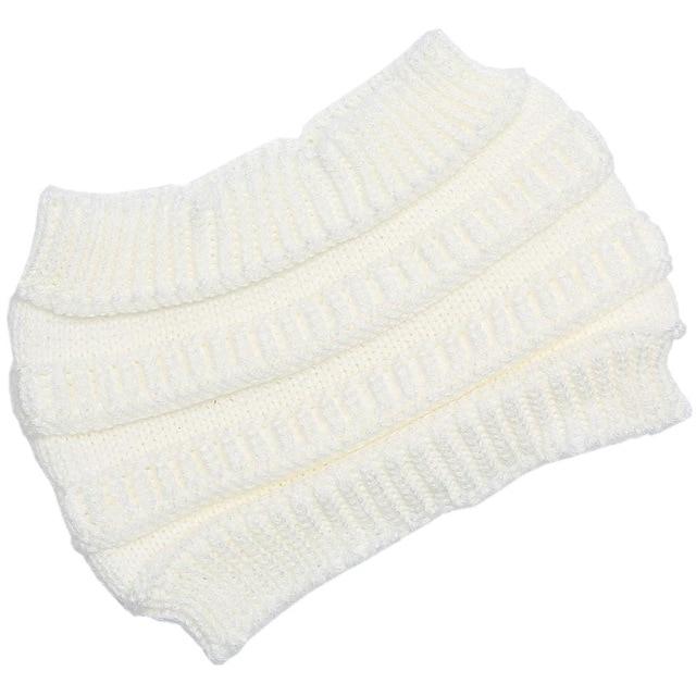 cambioprcaribe Beanie Hats white / One Size Winter Knitted Headband