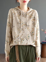 cambioprcaribe Beige / One Size Aranza Floral Hooded Pullover