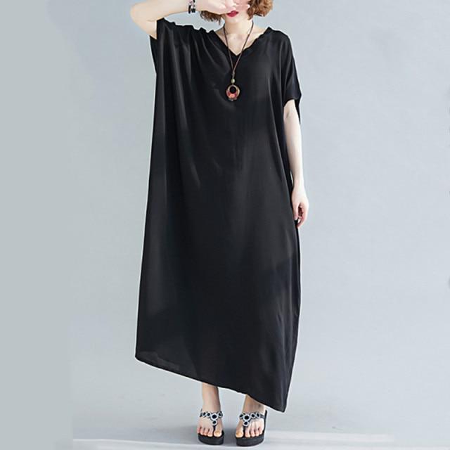 Diana Solid Kaftan Dress – Buddhatrends