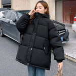 cambioprcaribe Black / XS Oversized Puffer Jacket