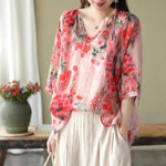 cambioprcaribe Blouse Bailey Vintage Floral Blouse