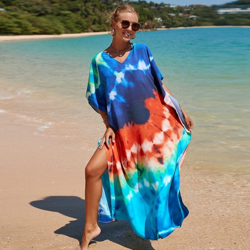 Serenity Tie Dye Rainbow Dress