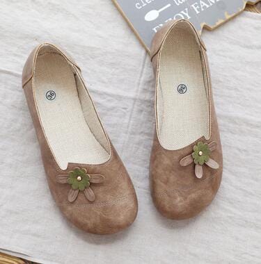 cambioprcaribe Brown / 39 Vintage Bailarina Flats