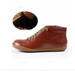 cambioprcaribe Brown With Fur / 11 Lace Up Genuine leather Ankle Boots