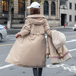 cambioprcaribe Coat Khaki / XXL Amina  Cotton Padded Coat