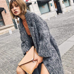 Boho Chic Oversized Wool Coat | Millennials