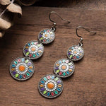 cambioprcaribe Earrings E022354 Aya Tribal Water Drop Earrings