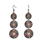 cambioprcaribe Earrings E022357 Aya Tribal Water Drop Earrings