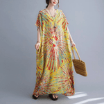 cambioprcaribe Fireworks Kaftan Dress