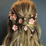 Five Petals Flower Hairpin Set