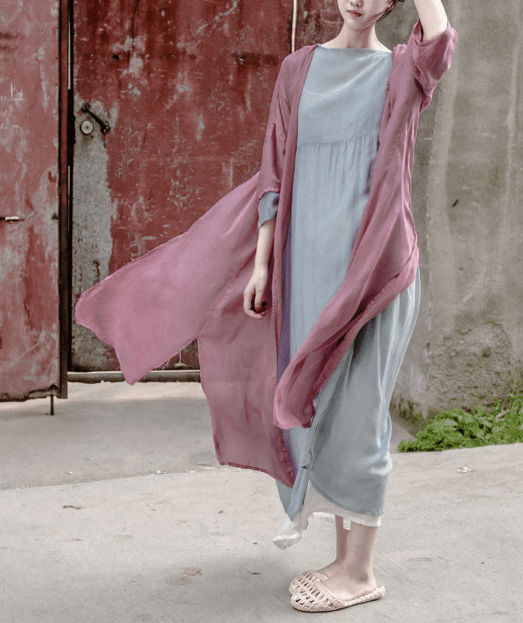 Flowy and Light Pink Cardigan | Lotus