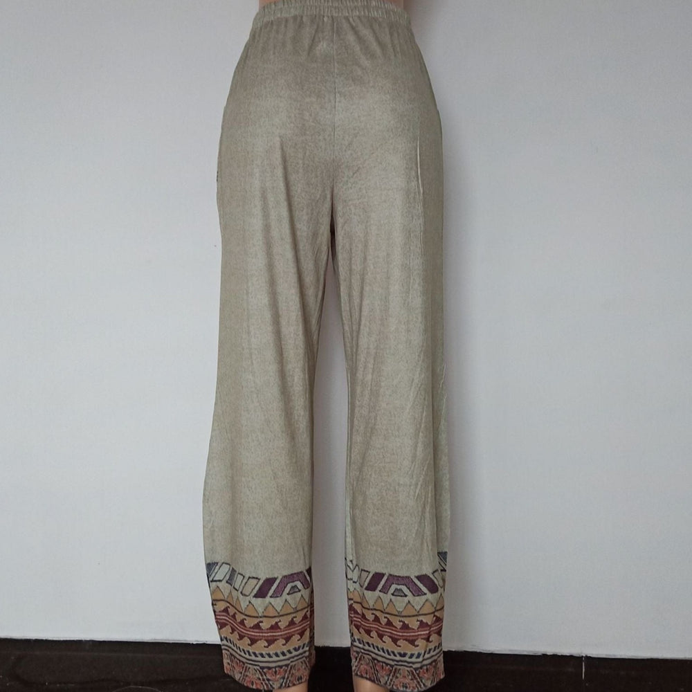 cambioprcaribe Geo High Waist Wide Leg Pants