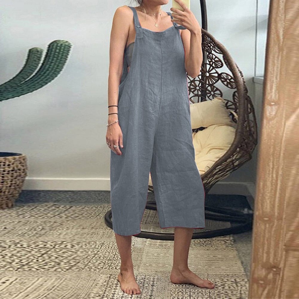 cambioprcaribe Gray / S Nigy Vintage Sleeveless Overall