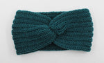 cambioprcaribe Green Ear Knitted Knot Headband