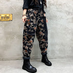 cambioprcaribe High Waist Denim Harem Pants