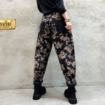 cambioprcaribe High Waist Denim Harem Pants