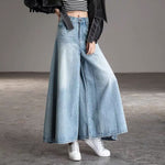 High Waist Oversized Bell Bottom Jeans