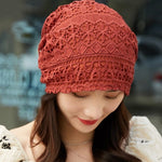 cambioprcaribe Lace Flower Beanies