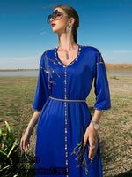 cambioprcaribe Marocain Satin Abaya Dress | Mandala