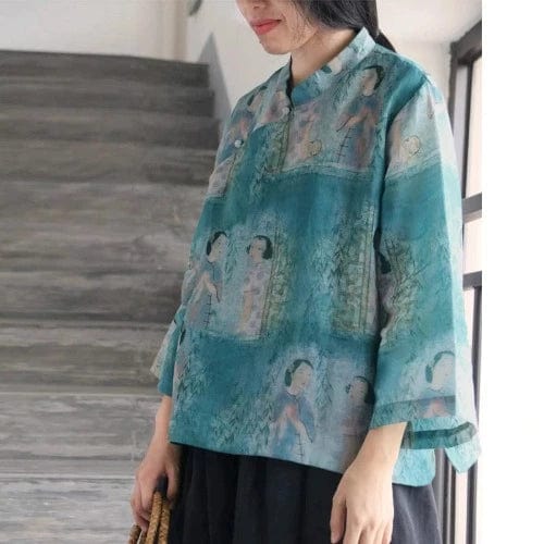 Nuxing Asia Inspired Blouse