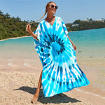 cambioprcaribe Multicolor / One Size Haily V-Neck Tie Dye Print Dress