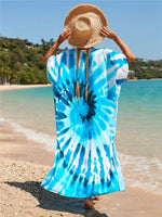 cambioprcaribe Multicolor / One Size Haily V-Neck Tie Dye Print Dress