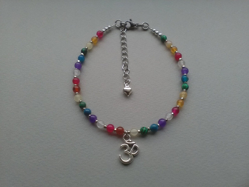 cambioprcaribe OM Yoga Pendant Anklet