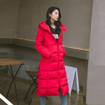 Analia Long Hooded Padded Coat