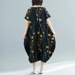 cambioprcaribe Oversized Cotton Linen Korean Dress