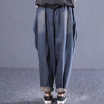 cambioprcaribe Pants Oversized Vintage Pleated Jeans